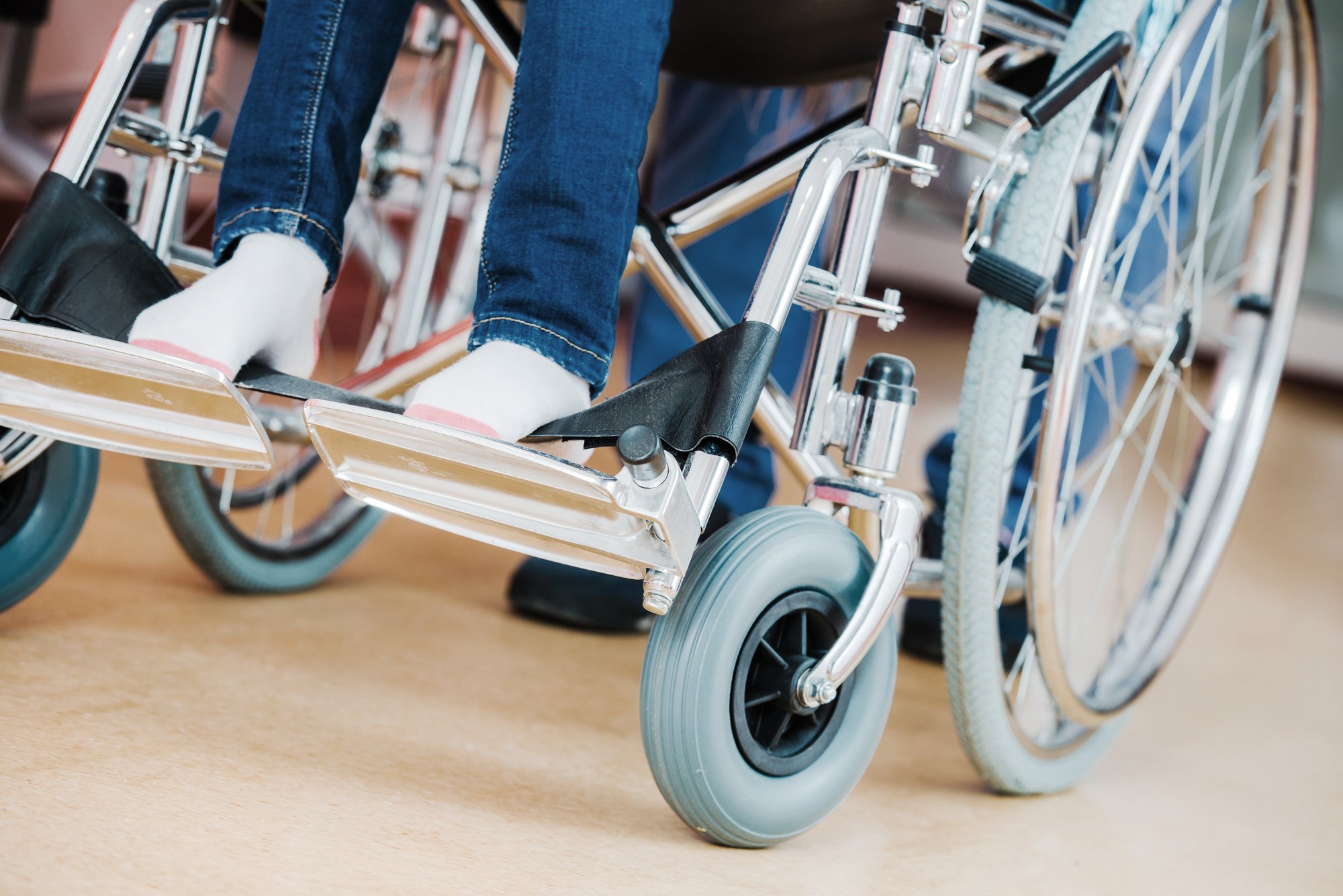 Disabled Kid on a Wheelchair